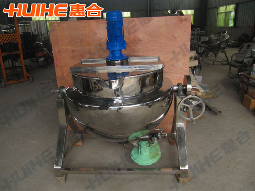 采用鼓風(fēng)機(jī)燃?xì)鈯A層鍋圖片展示